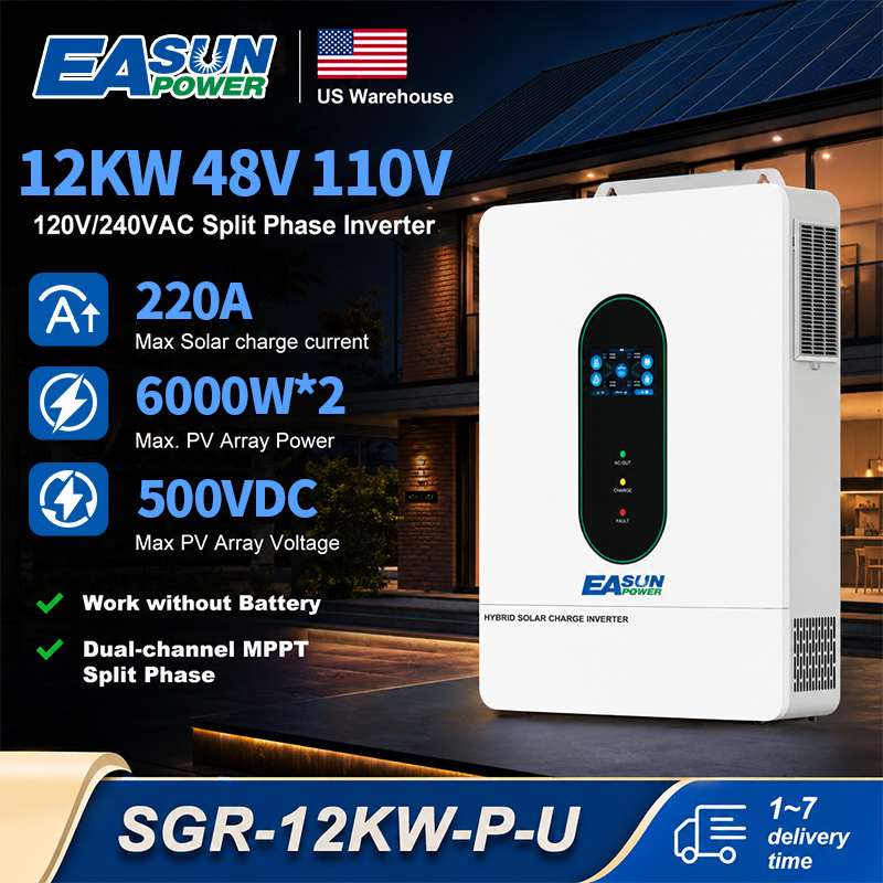 Grid Tie Inverter Limiter 2000W - EASUN POWER 12KW Split Phase Inverter