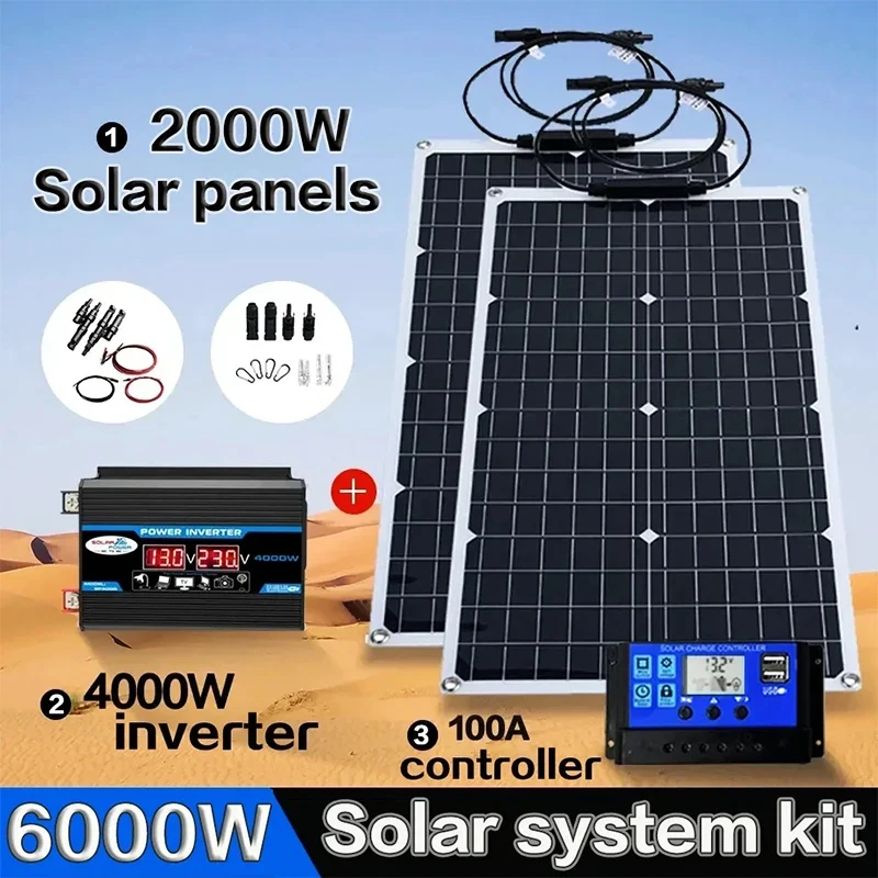 2000W All-in-One Solar Kit | 4 - đánh giá và giá Grid Tie Inverter Limiter 2000W