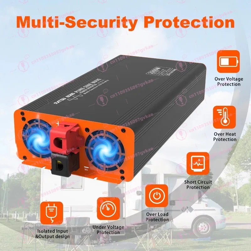 Peak 4000W 12v 24V 48v Dc To A - đánh giá và giá Power Inverter 12V 220V 4000W Continuous