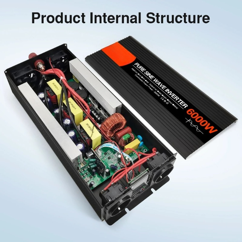 Pure Sine Wave Solar Inverter  - đánh giá và giá Pure Sine Wave Inverter 5000W 48V 220V