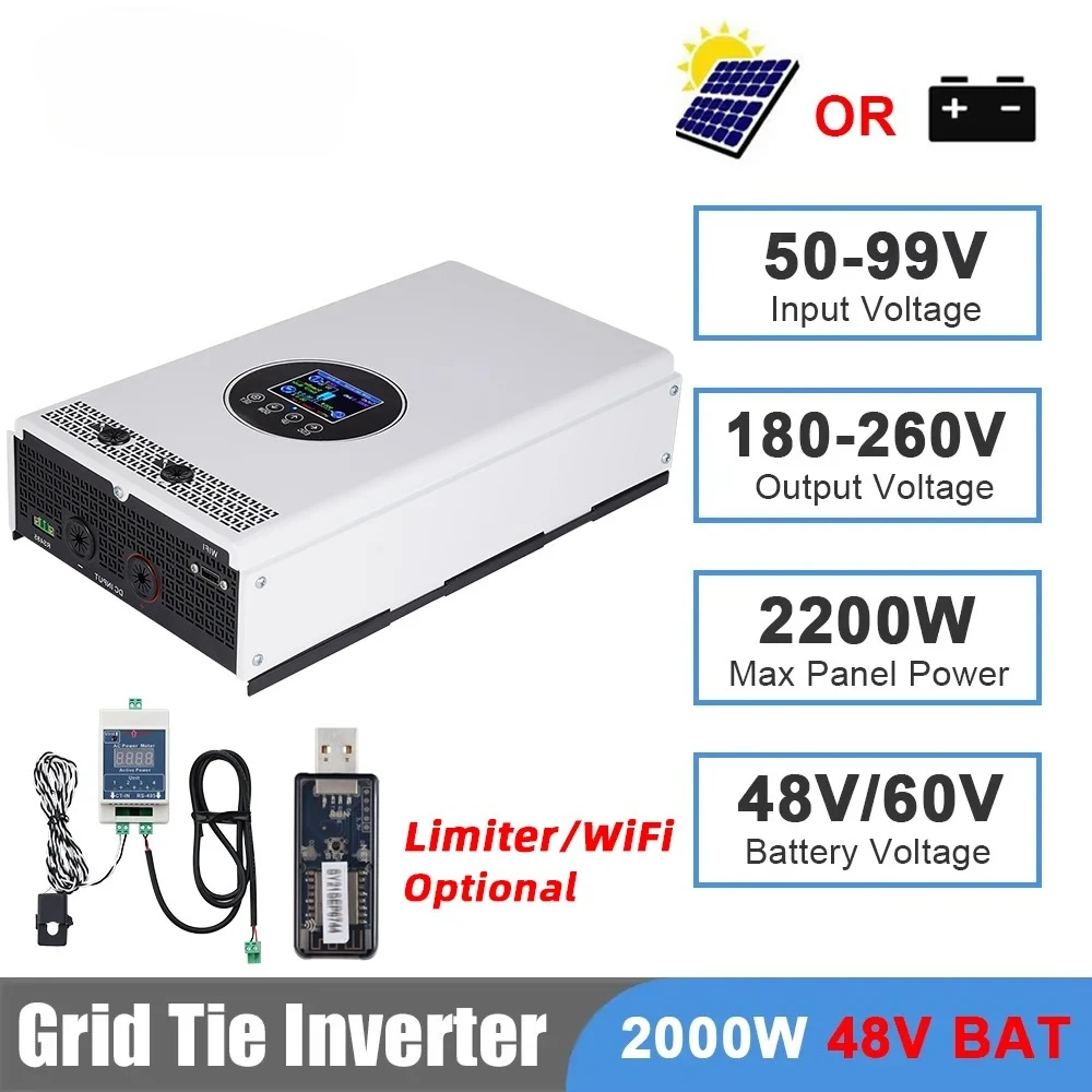 2000W 1500W Grid Tie Inverter  - đánh giá và giá Grid Tie Inverter Limiter 2000W