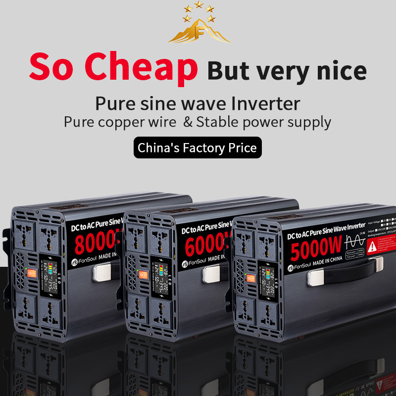 5KW 6KW 8KW Pure Sine Wave Off - đánh giá và giá Pure Sine Wave Inverter 5000W 48V 220V