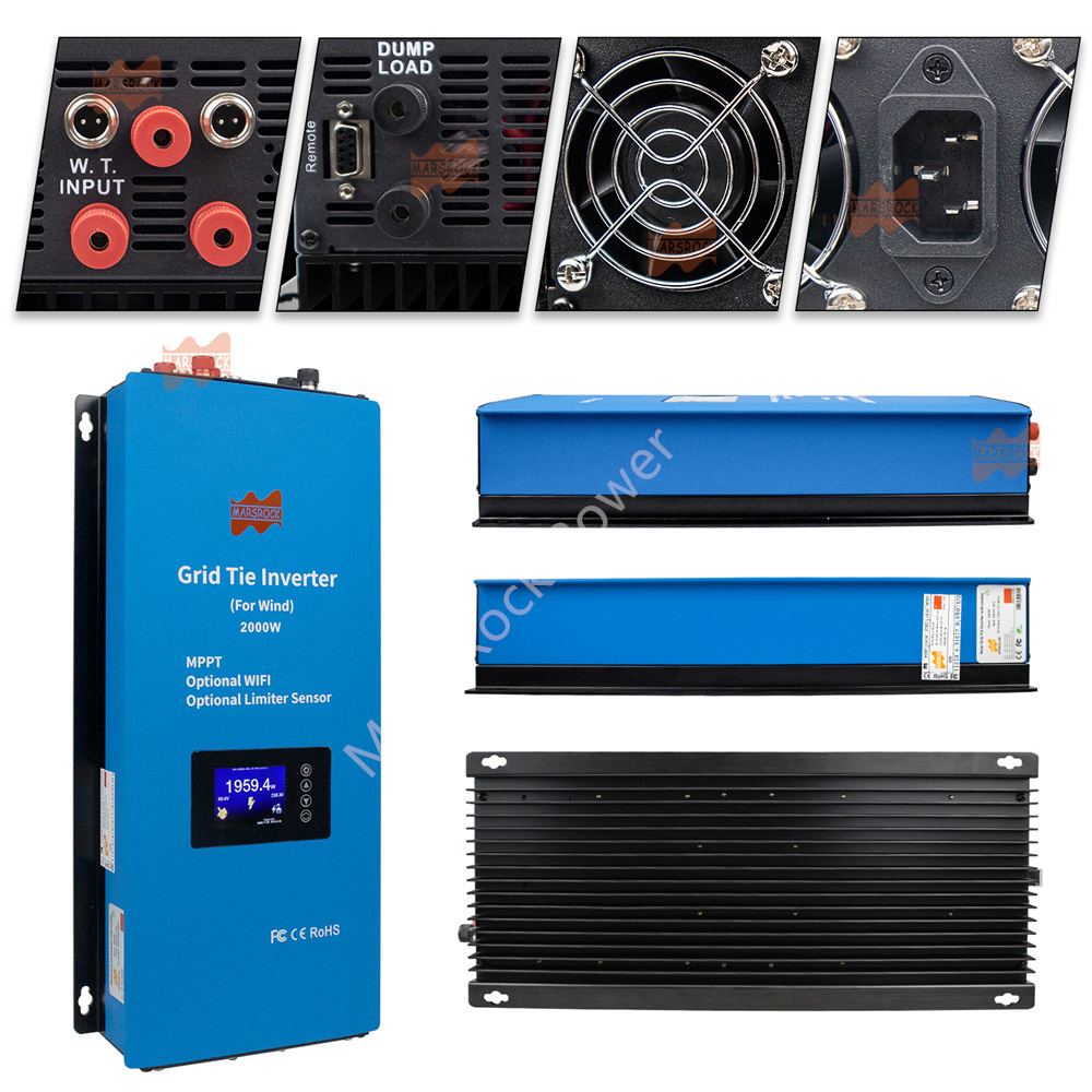 2000W 48V AC MPPT Wind Inverte - đánh giá và giá Grid Tie Inverter Limiter 2000W