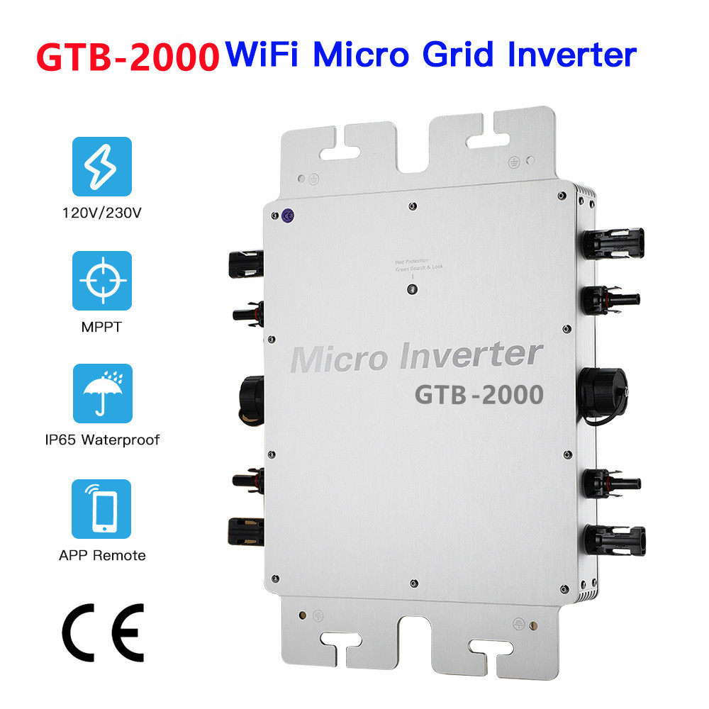 2000W 2400W 2800W Micro Invert - đánh giá và giá Grid Tie Inverter Limiter 2000W
