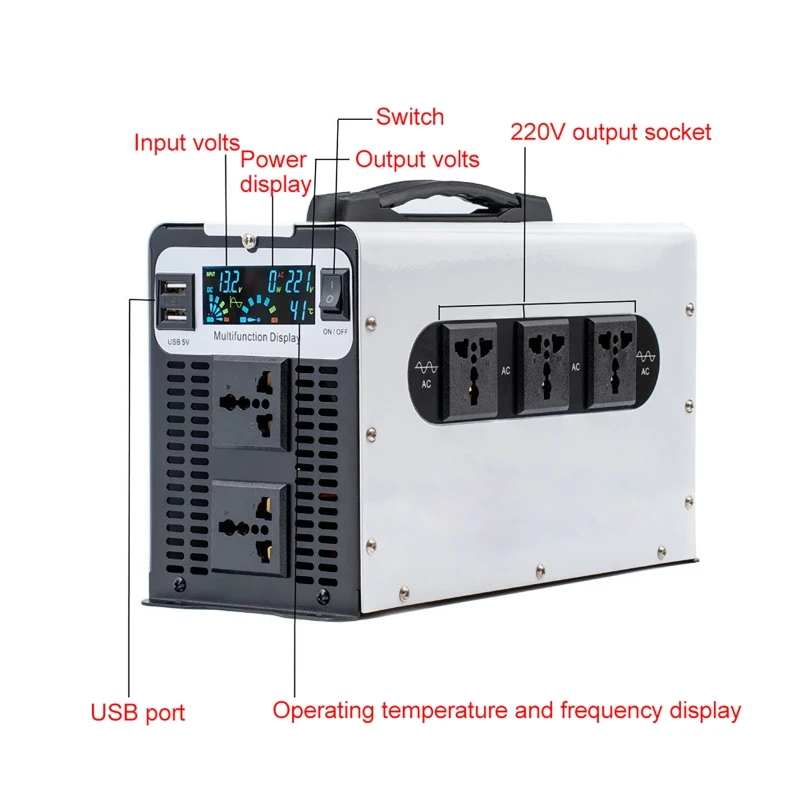 Inverter  Pure Sine Wave 3000W - đánh giá và giá Pure Sine Wave Inverter 5000W 48V 220V