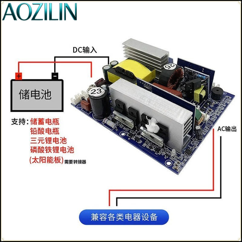 AOZILIN Pure Sine Wave Inverte - đánh giá và giá Pure Sine Wave Inverter Board 24V 48V