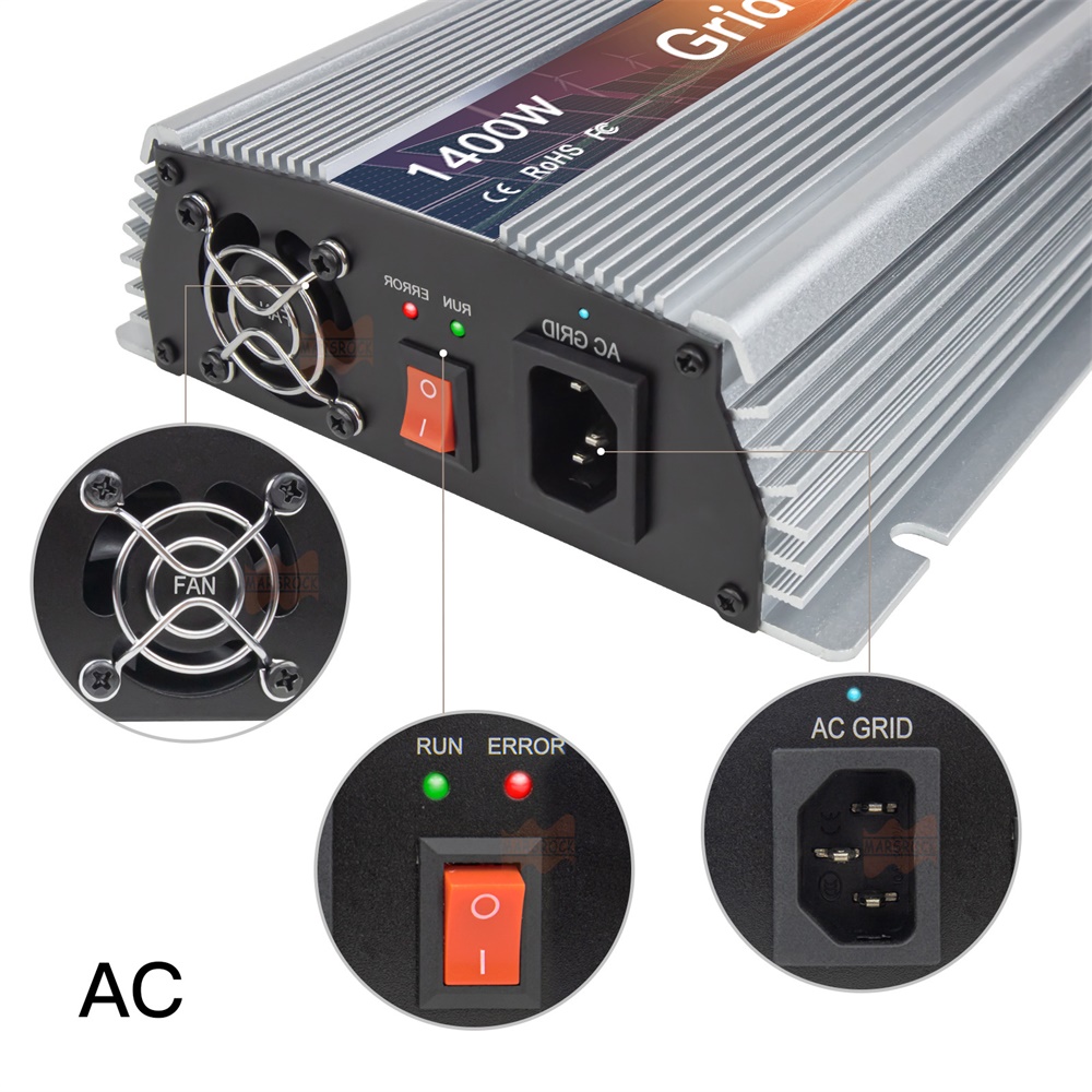 1400W Solar MPPT Micro Inverte - đánh giá và giá Micro Inverter 1400W Solar Grid Tie