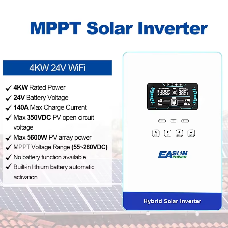 EASUN POWER Hybrid Solar Inver - đánh giá và giá Grid Tie Inverter Limiter 2000W