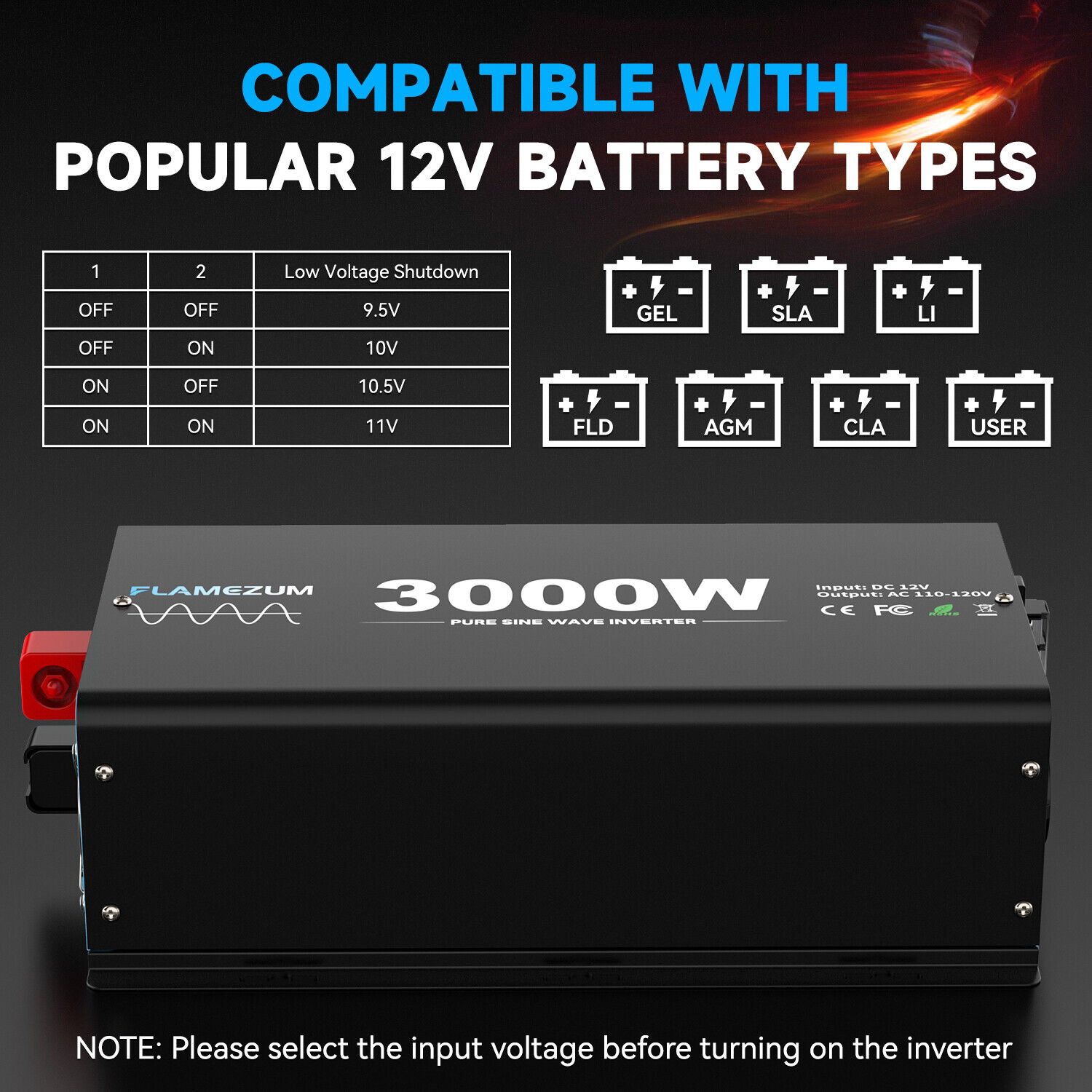 3000W Pure Sine Wave Power Inv - đánh giá và giá Inverter Pure Sine Wave 60Hz 120V 3000W
