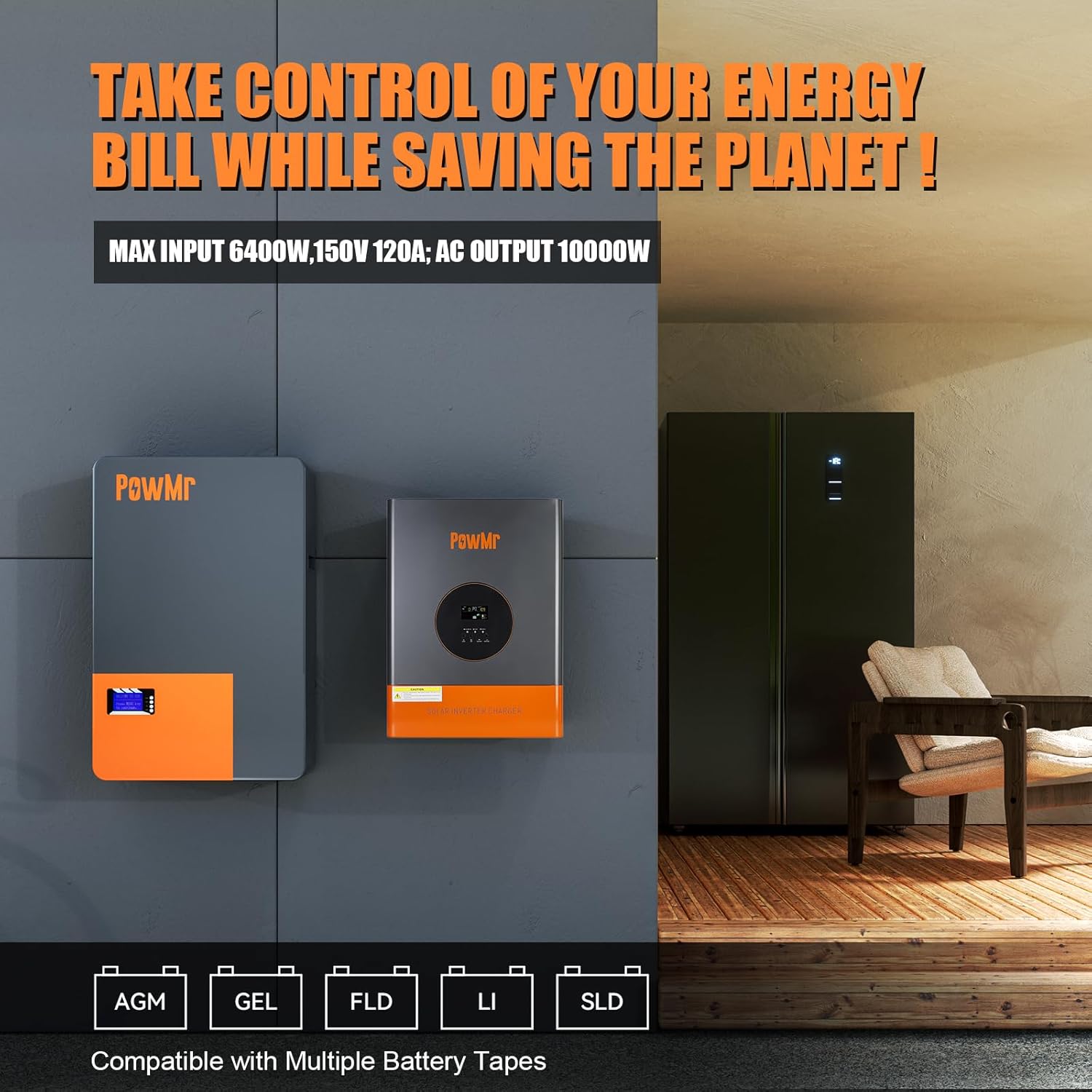 PowMr 10KW 5KW Split Phase Inv - đánh giá và giá Split Phase Inverter 10Kw 110V 220V